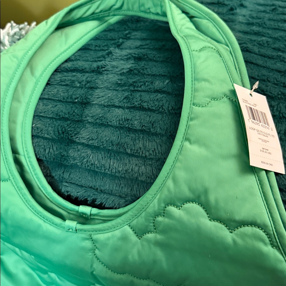 Coach green Quilted Tote Bag - Picture 3 of 8